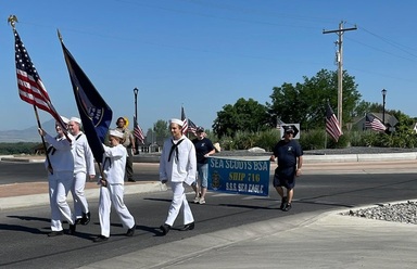 Sea Scouts on Parade